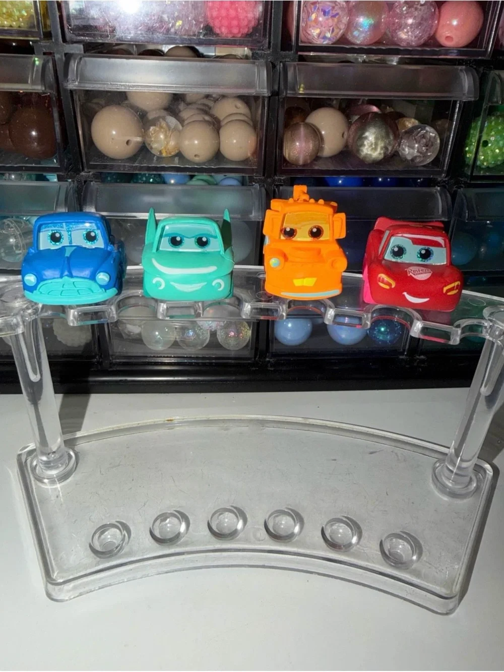 Neon pop Disney doorables cars bundle
